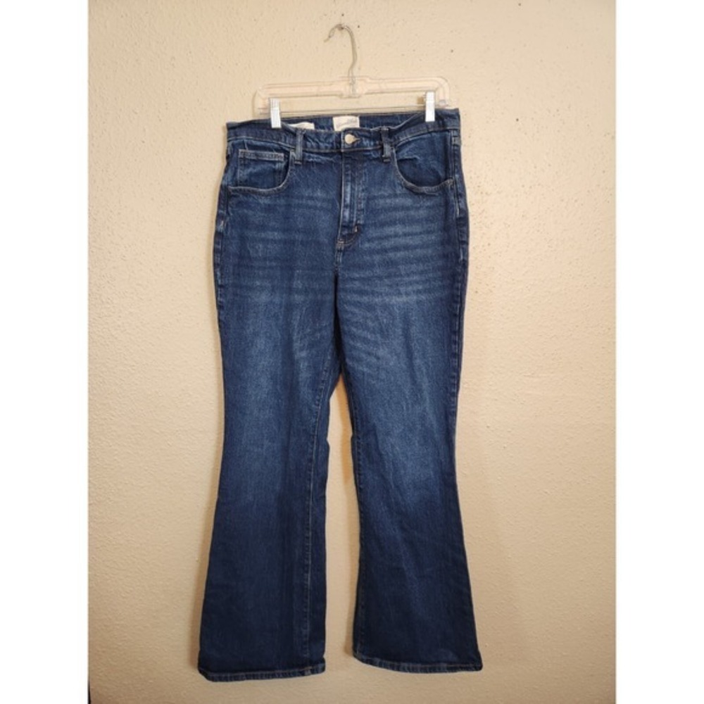 Universal Thread Women's Blue Solid Stretch Denim… - image 1